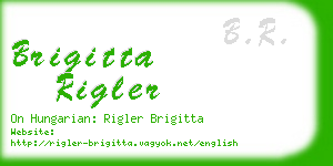 brigitta rigler business card
